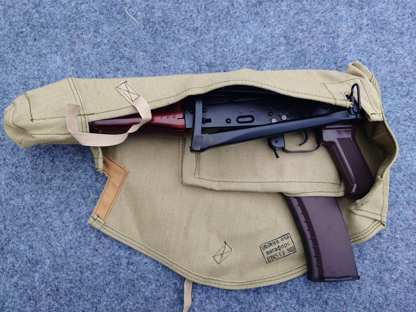 VFC AKS74U GBBR – Full Steel, Real Wood, 2x Plum Gas Mag – NPAS