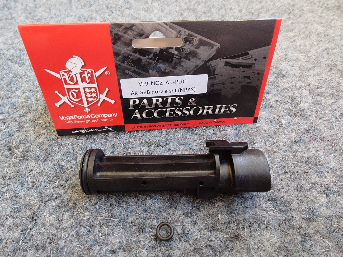 VFC AK74M GBB Loading Nozzle Set med NPAS – Originaldel | Justerbar FPS