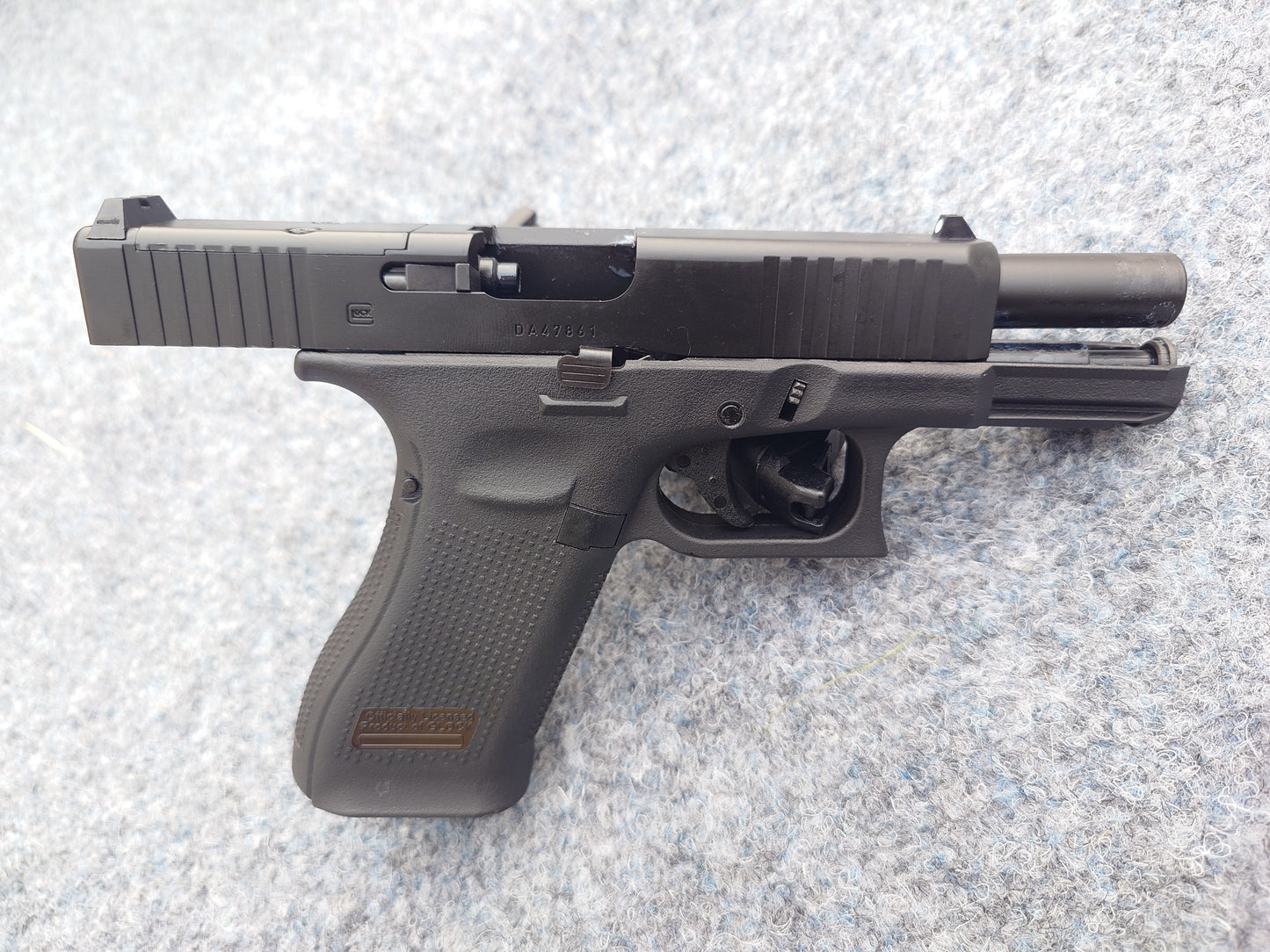 GHK – Glock 45 Gen5 V2 GBB Pistol (2025) – Cerakote, MOS-Ready, 20rds